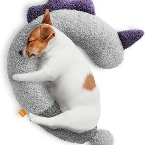 Dog Calming Pillow - Soft Neck Pillow for Dogs, Washable Sleep Pillow for Better